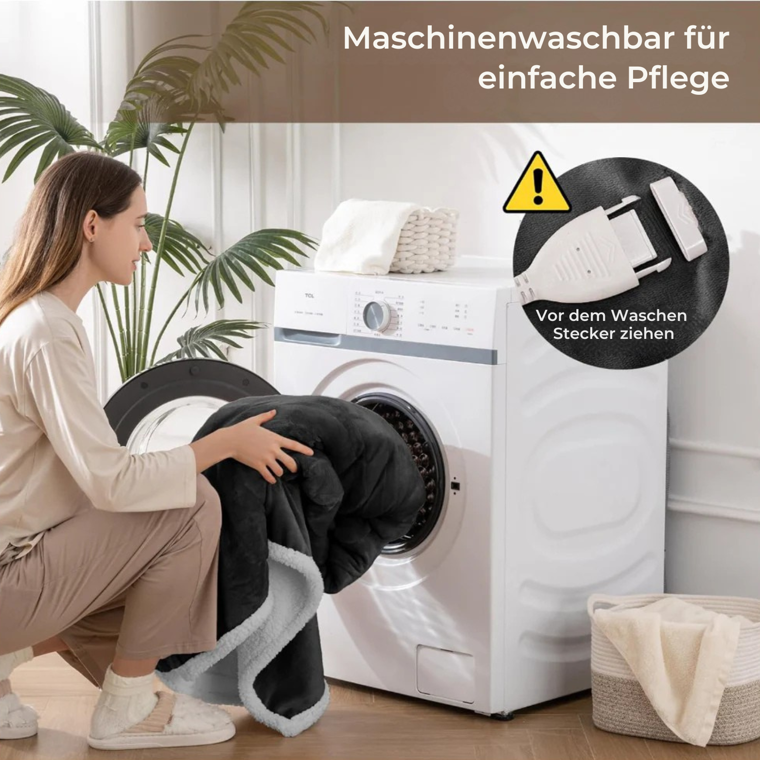 Die Heizrobe™ - Die Heizdecke zum Anziehen
